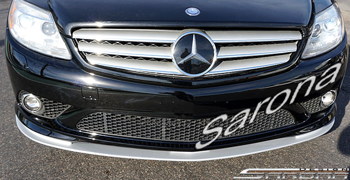 Custom Mercedes CL  Coupe Front Add-on Lip (2007 - 2009) - $390.00 (Part #MB-044-FA)